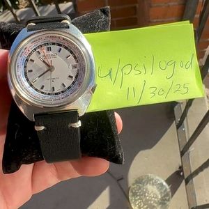 Seiko World Time Analogue Digital H022 6020 JAL Japan Airlines