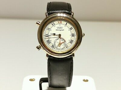 VINTAGE MEN S QUARTZ ALARM CHRONOGRAPH WATCH