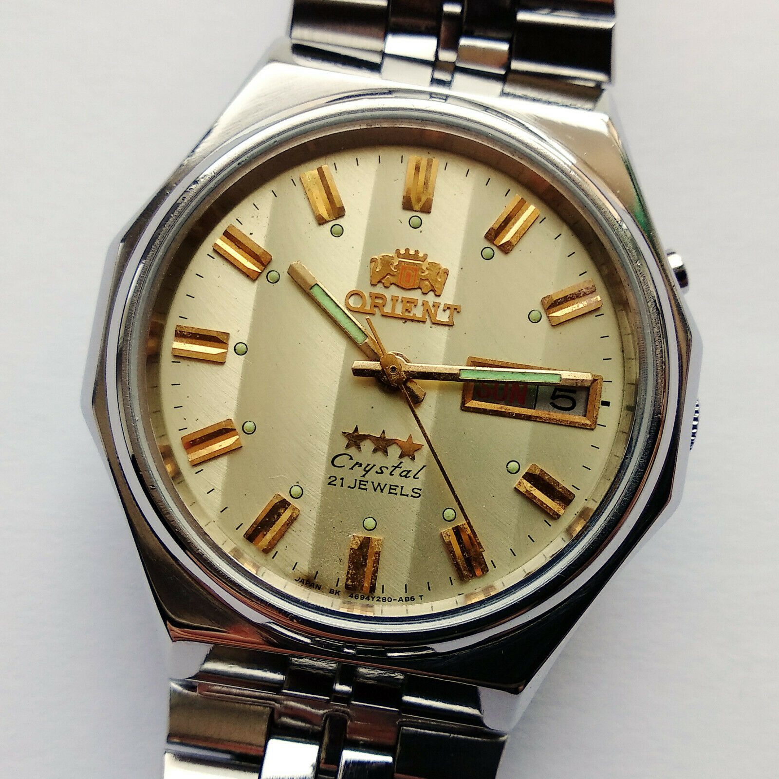 Orient Automatic Japan 469WB6-81 CA Exellent wristwatch 21 Jewels