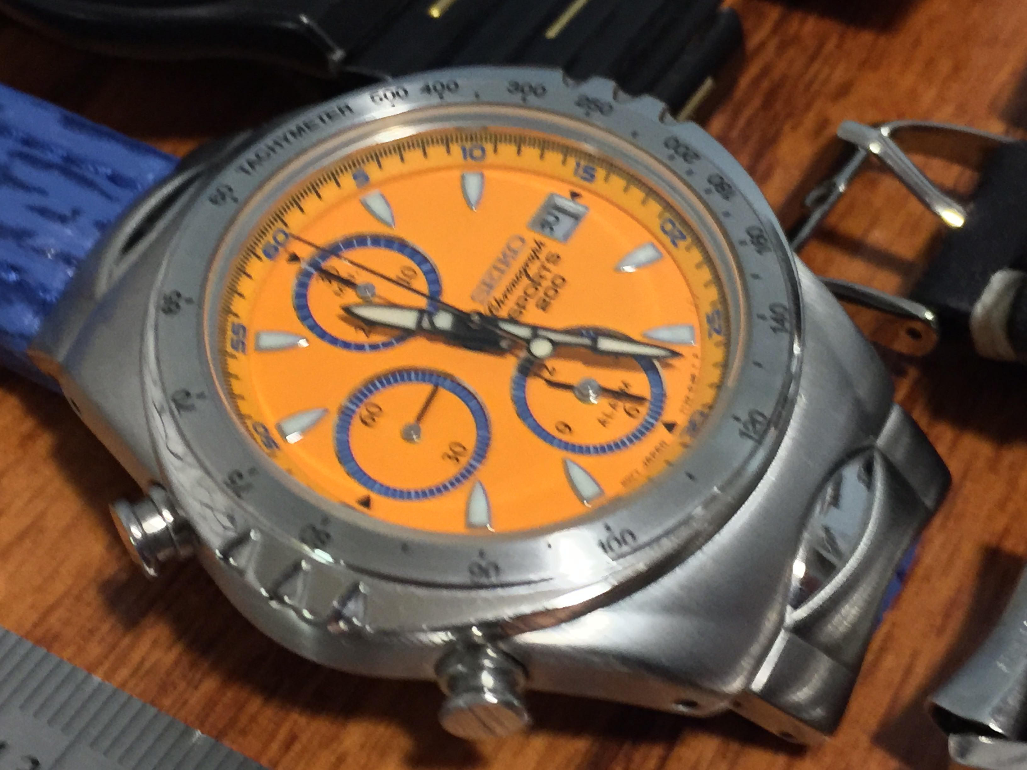 WTS] Seiko Orange Chrono - 7T32 6H60 Macchina Sportiva Design by