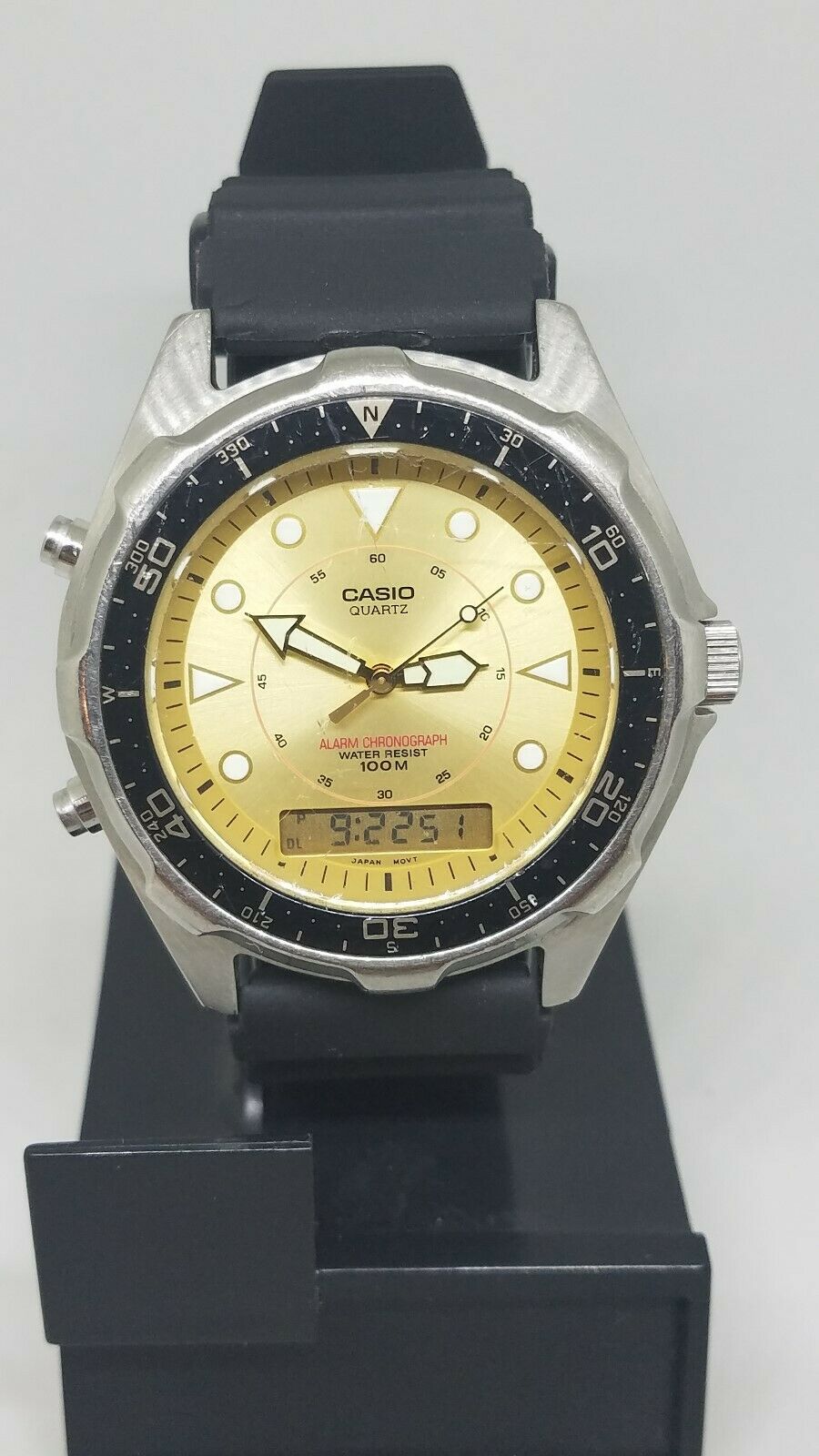 casio analog digital dive watch