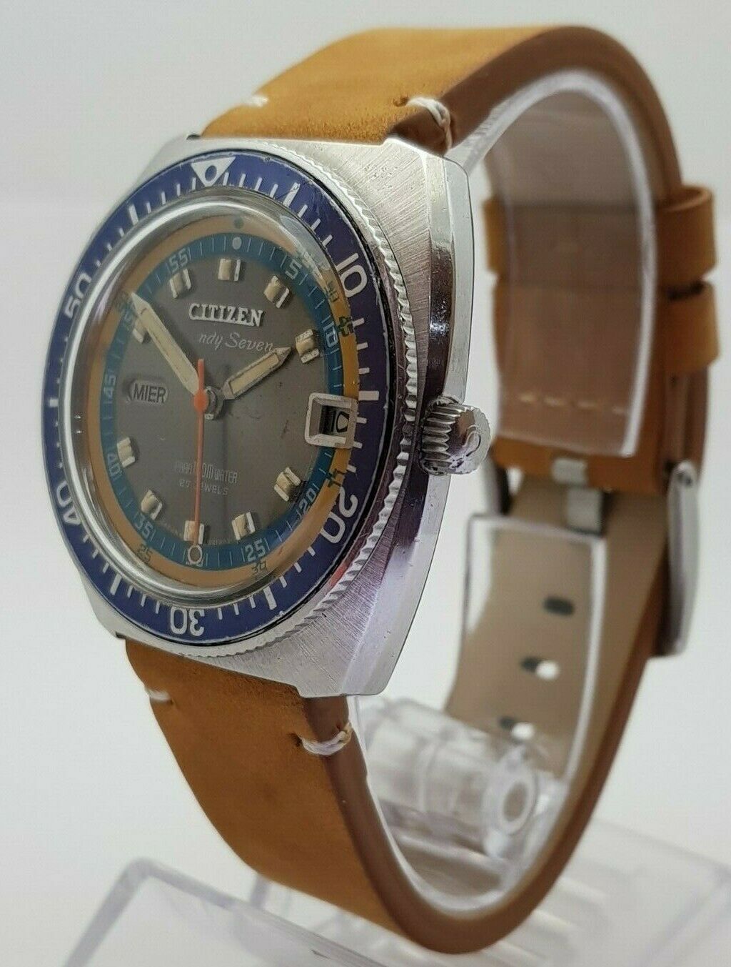CITIZEN DANDY SEVEN 100m EXTREMELY RARE VINTAGE DIVER REF.4-520688