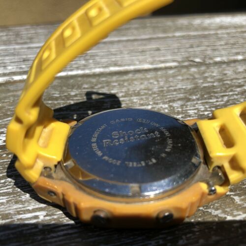 Casio G-Shock DW-5600-9B Japan H module 691 1st Yellow Color Model