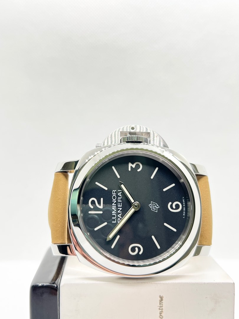 Brand New Panerai Luminor Marina Logo Pam 1086 Black Dial Winding