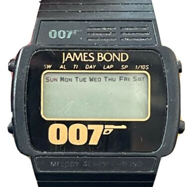 James Bond 007 Melody Alarm Watch made by Zeon in the 1980's Rare item WatchCharts Marketplace