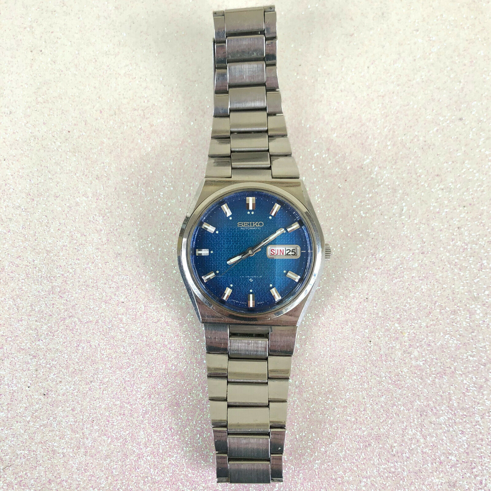 Seiko Vintage 1978 Blue Prismatic Dial 17 Jewels 6309-8049 Automatic Watch  | WatchCharts