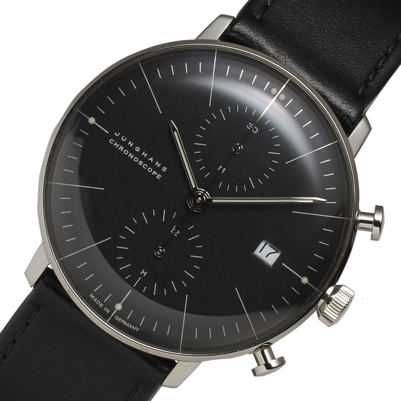 Junghans JUNGHANS Max Bill Chronoscope 027 4601.00 Black Self