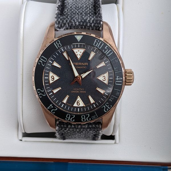 [$1,900 USD] Eterna Kon Tiki Bronze LE | WatchCharts