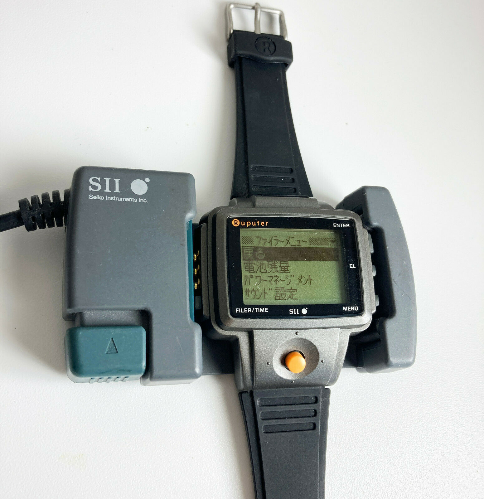 Vintage SEIKO Ruputer PRO 1st Smart Watch LCD MP120SP wearable 