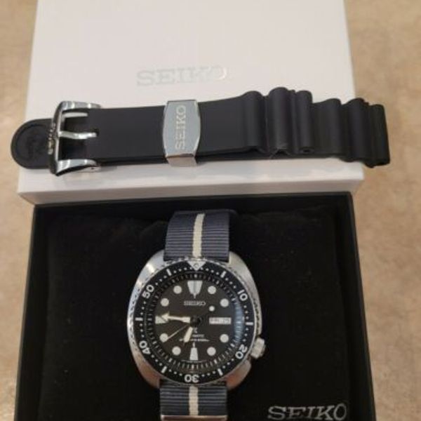 Seiko Turtle Automatic Men's Divers Watch SRP777 with Rubber and NATO Strap  | WatchCharts