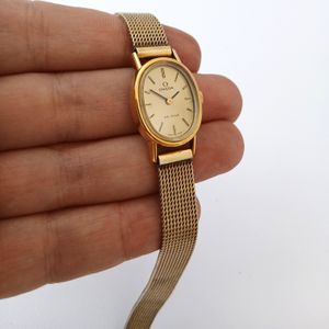OMEGA De Ville Cal. 1377 Quartz 10K RGP 191.0190 Unisex Watch -PARTS/REPAIR Vintage Omega De Ville Watch 10k Rolled Gold Plated RGP Cal  main image 4