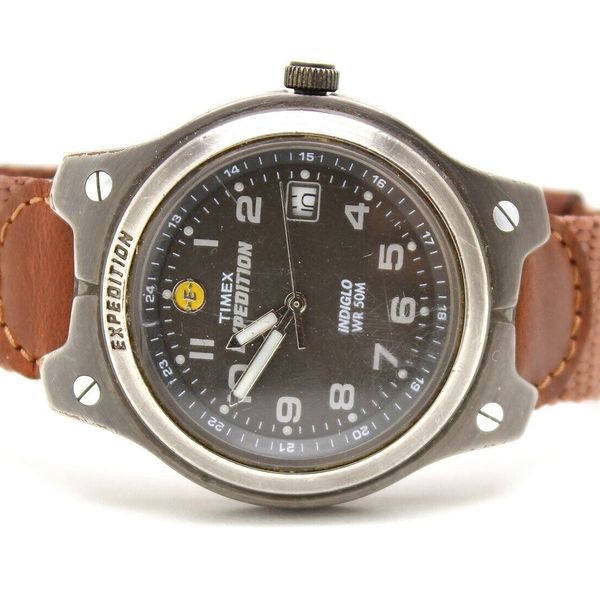 TIMEX Expedition Indiglo 50m Men's Quartz Watch NEED Battery WatchCharts