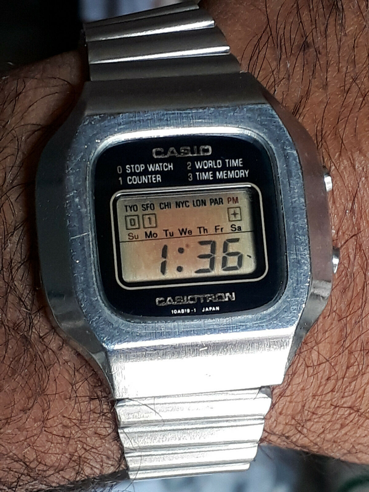 Vintage Casio X-1s (S-14) Casiotron Digital Men