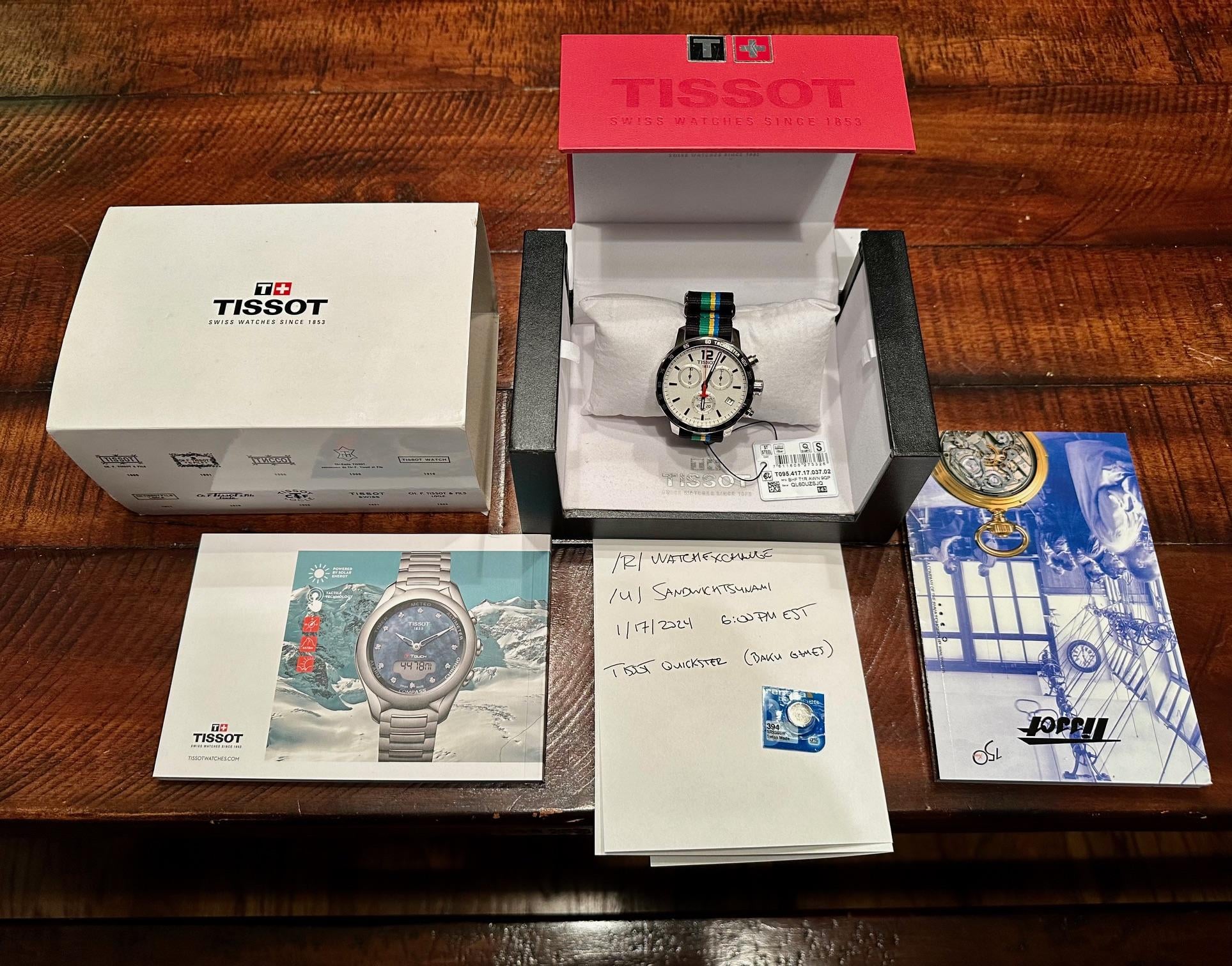 WTS Tissot Quickster Baku European Games 2015 WatchCharts