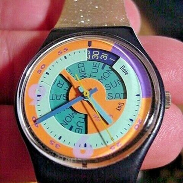 VINTAGE SWISS SWATCH AG 1990 WATCH 0 472 CALENDER DISC | WatchCharts