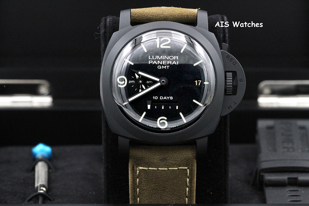 FSOT Panerai PAM 335 Luminor GMT AM PM Dial 1950 10Days Ceramic