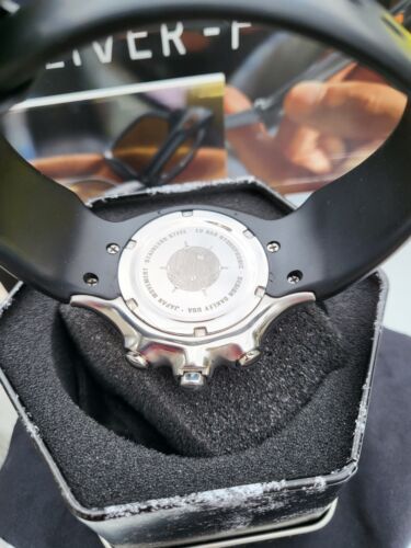 Oakley Detonator Polished Steel Gray Dial SALE Chronograph