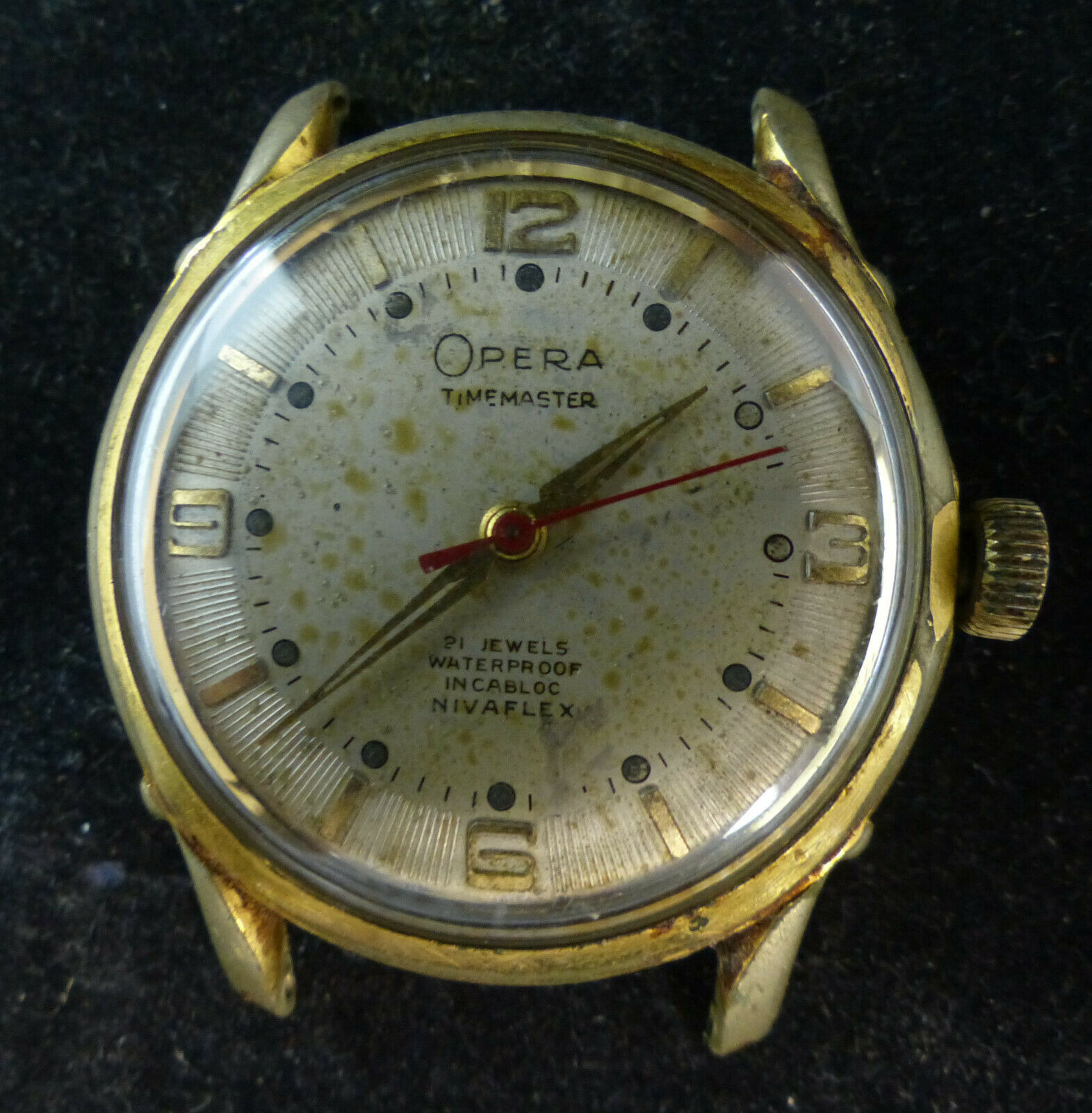 ☆Opera/オペラ スイス 21石 手巻 レトロ！ 美品☆