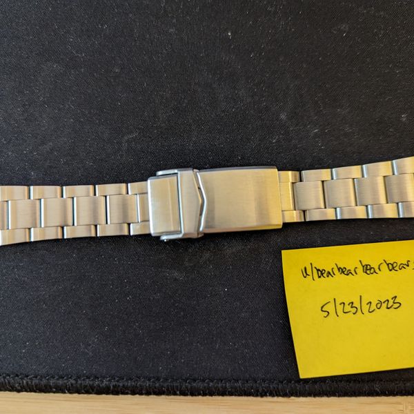 [WTS] Strapcode Miltat Brushed Stainless Steel Bracelet for Tudor Black