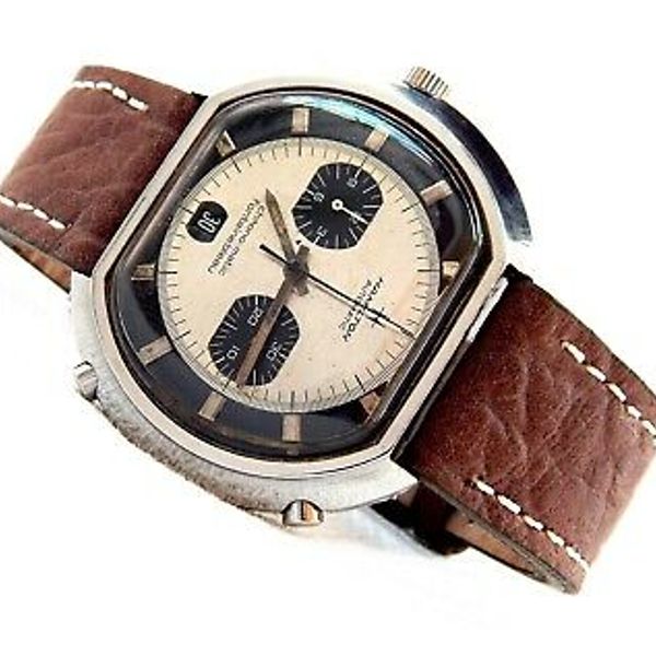 Cadran (dial) Buren/Hamilton Chrono-Matic - Neuf Sans étiquette - Pour Montre