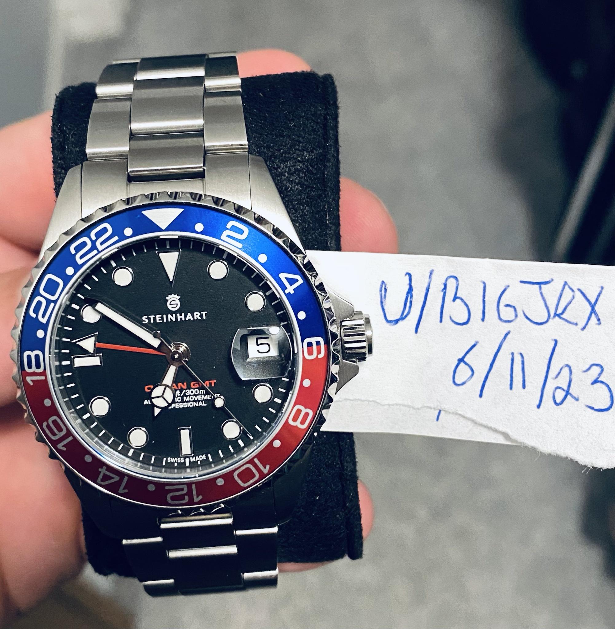 Steinhart ocean best sale 44 gmt pepsi