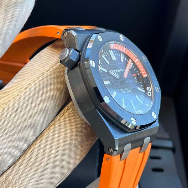 FS Audemars Piguet Orange and Black Ceramic Diver | WatchCharts