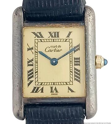 Cartier tank vermeil outlet vintage