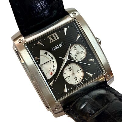 Seiko Retrograde 5Y66-0AC0 SCJD007 Day Date Stainless Steel