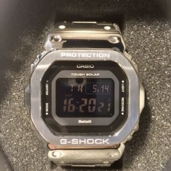 Casio G Shock Gw B5600bc 1b Solar Watch With Additional Steel