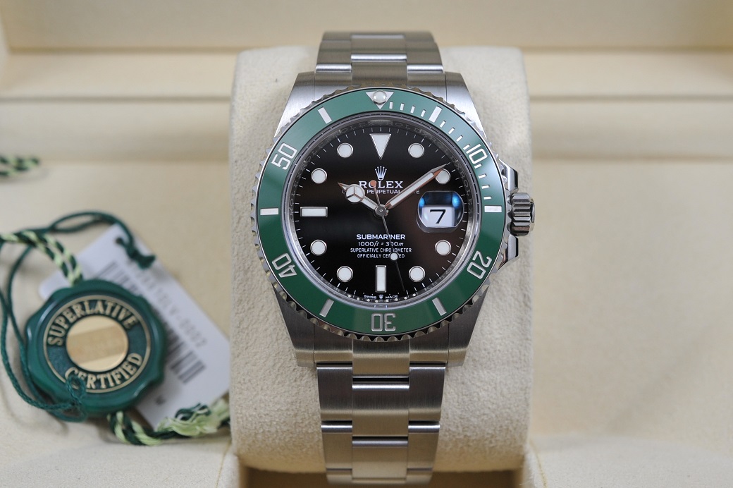 Green Dial & Bezel aka. Hulk Rolex Submariner Watches ON SALE