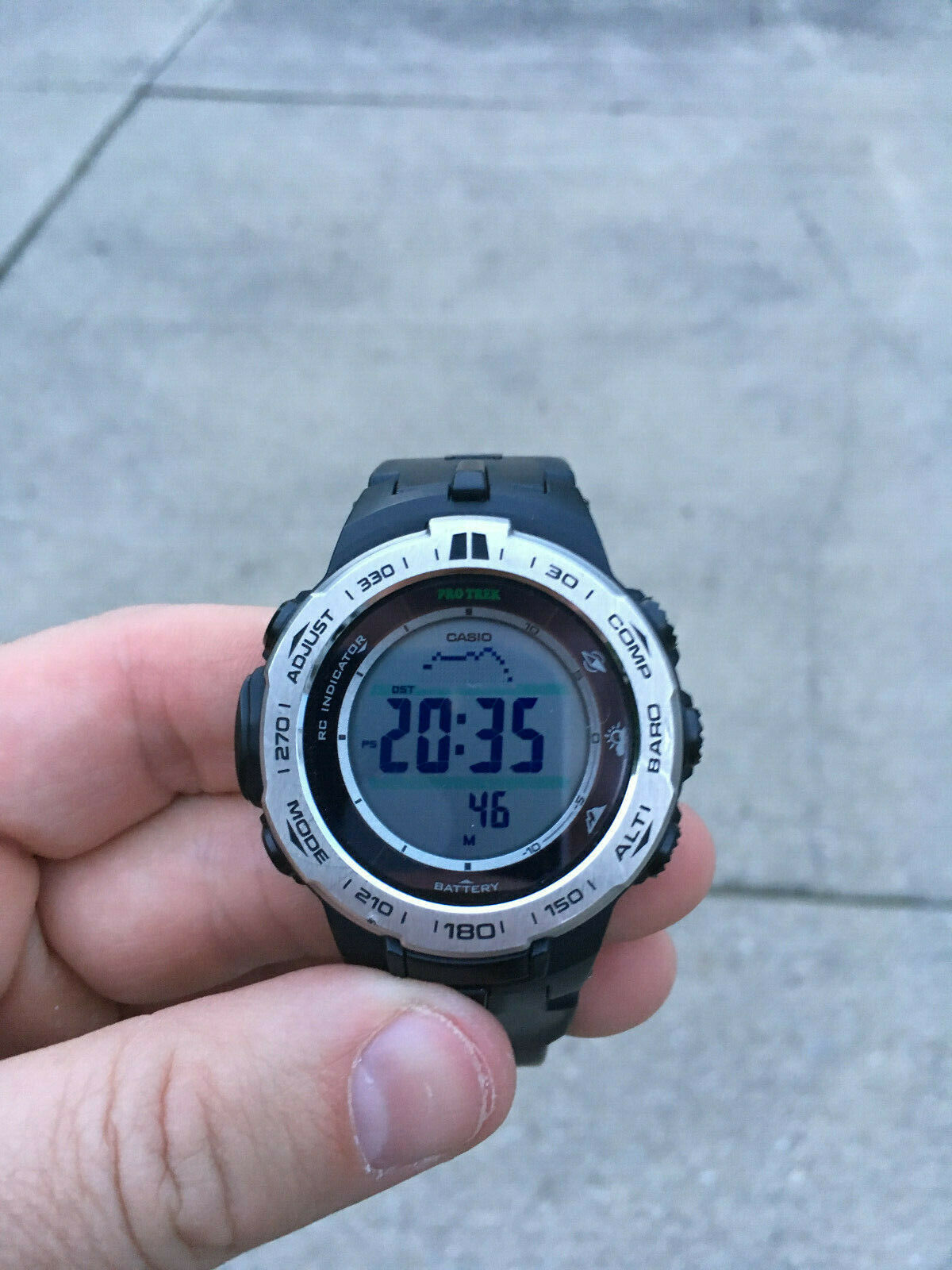 casio protrek prg 330 manual
