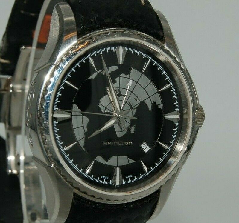 Hamilton Riva Automatic World Dial H346550 Stainless Steel Watch