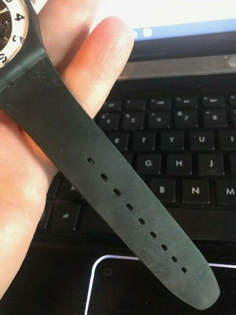 Swatch Watch Originals Archi-Mix Skeletor Black Silicone 41mm