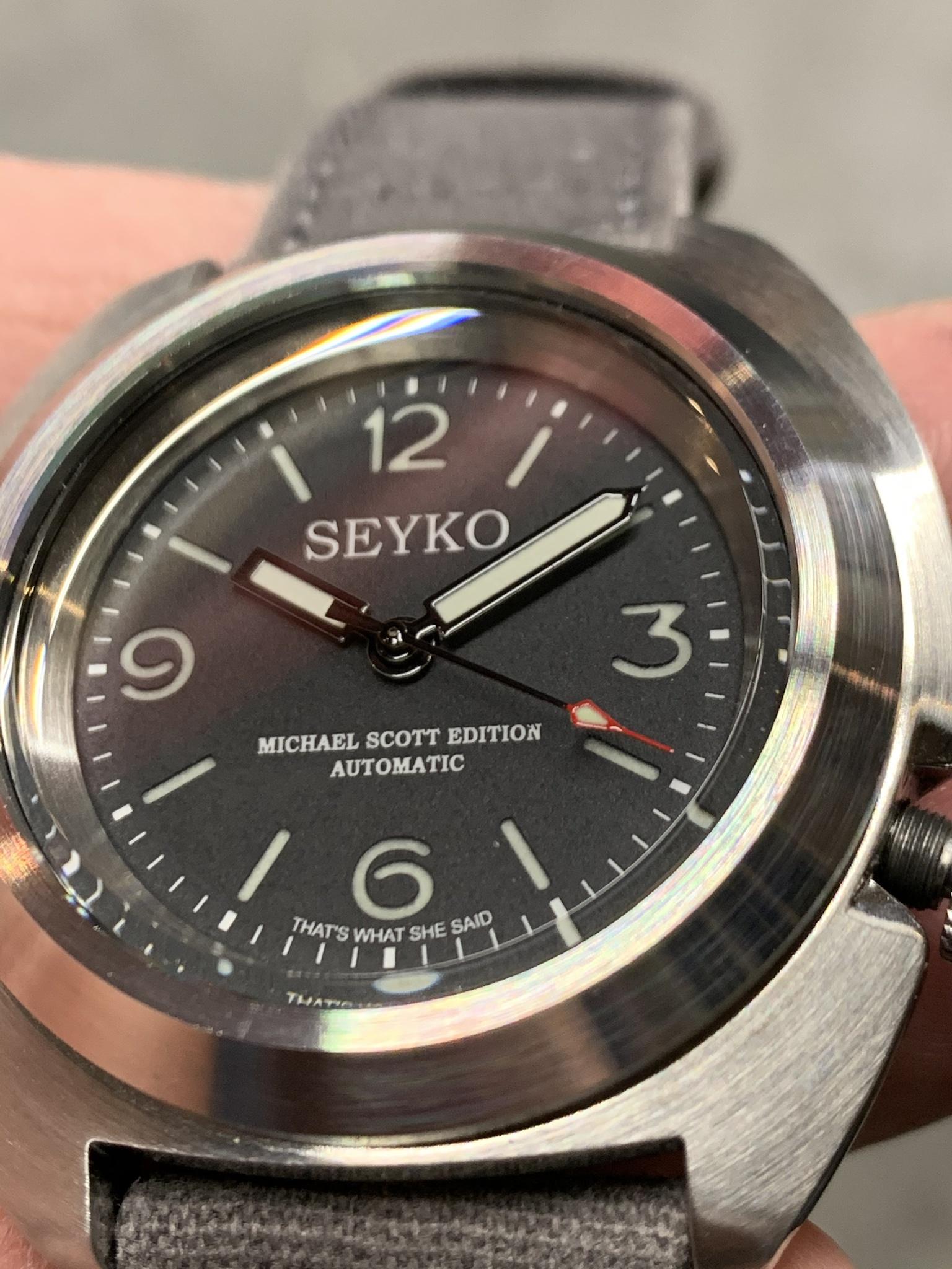 WTS A Quality SEYKO timepiece the Michael Scott WatchCharts