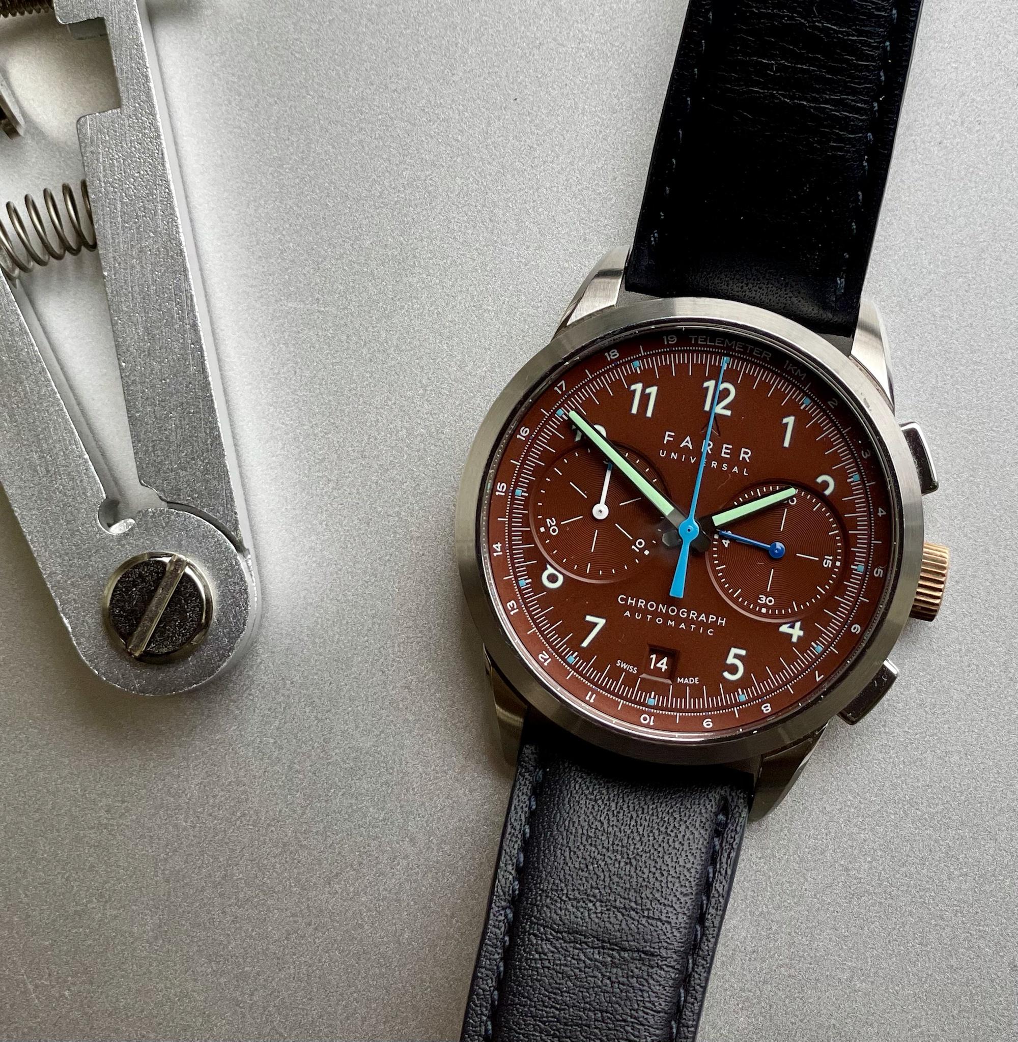 Farer eldridge chronograph outlet automatic