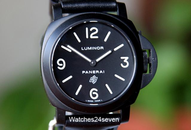 FS Panerai PAM 000 M Luminor Base Logo Dial PVD Coated Stainless