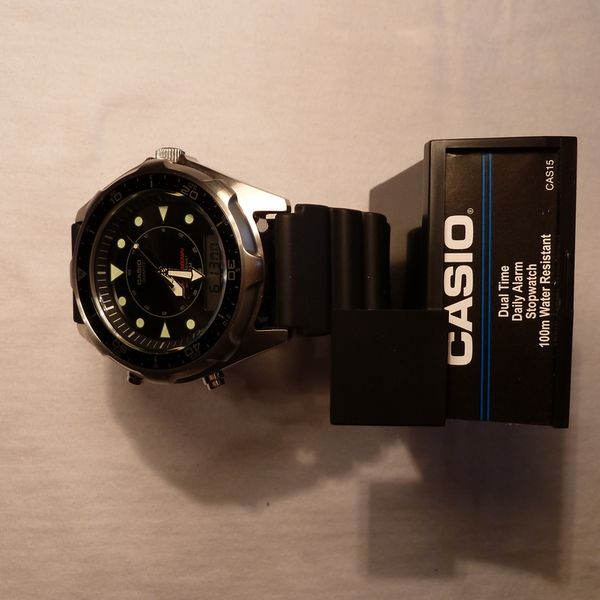 FS Casio AMW320R1EV Marine AnalogDigital Dive Watch WatchCharts