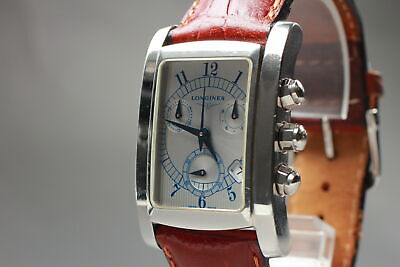 Exc 5 Longines Dolce Vita Chronograph L5.656.4 Men s Watch Swiss