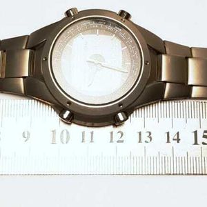 SEIKO H023-00D0 Analog & Digital TITANIUM Chrono Alarm World Time