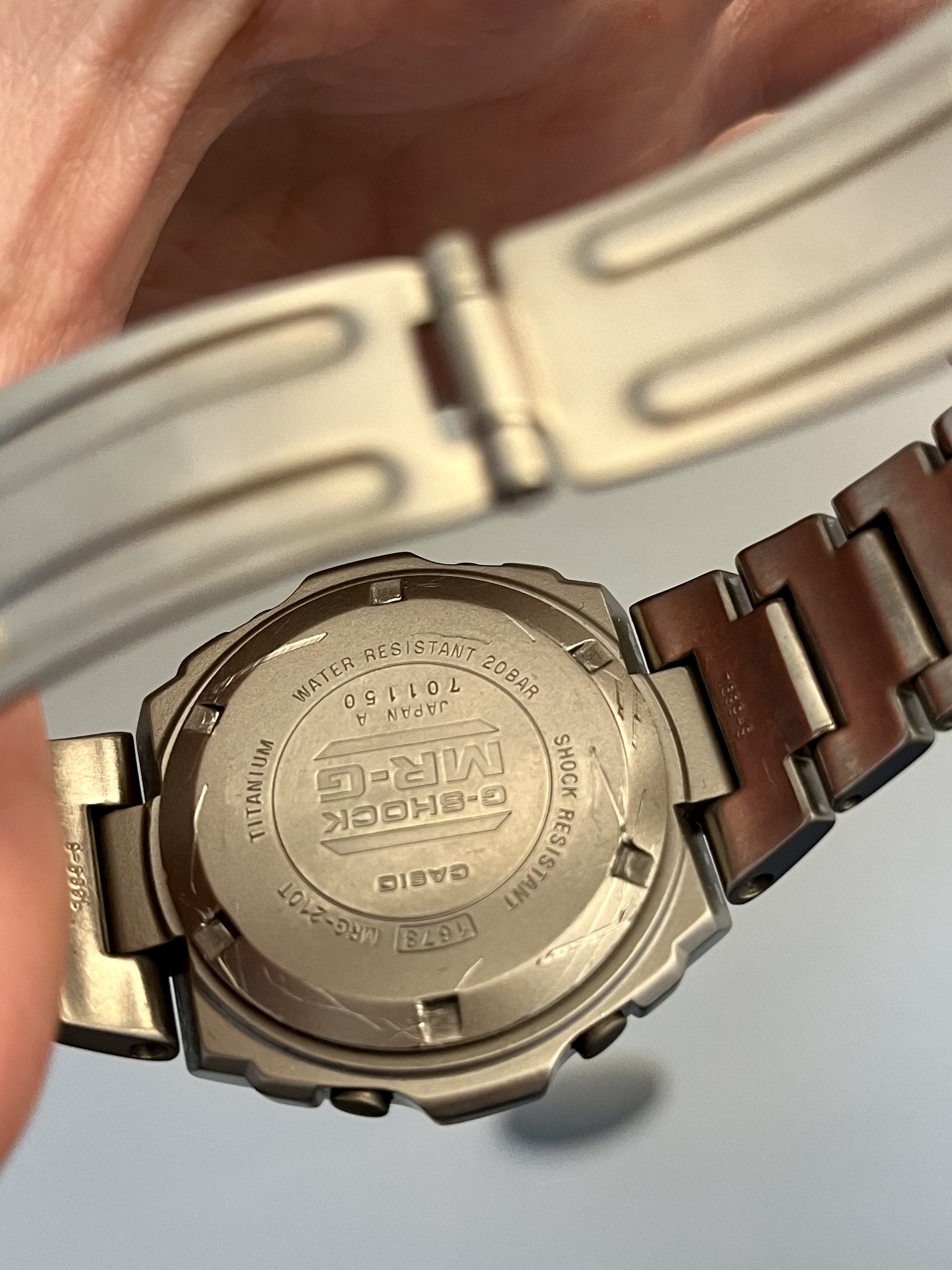 Casio G-Shock MR-G MRG-210T Titanium | WatchCharts Marketplace