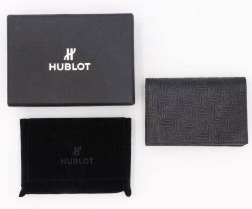 Hublot CARD HOLDER Black Leather BEST QUALITY 2019