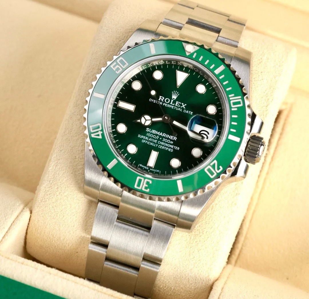 Rolex Submariner 116610LV hulk 2016 full set WatchCharts Marketplace