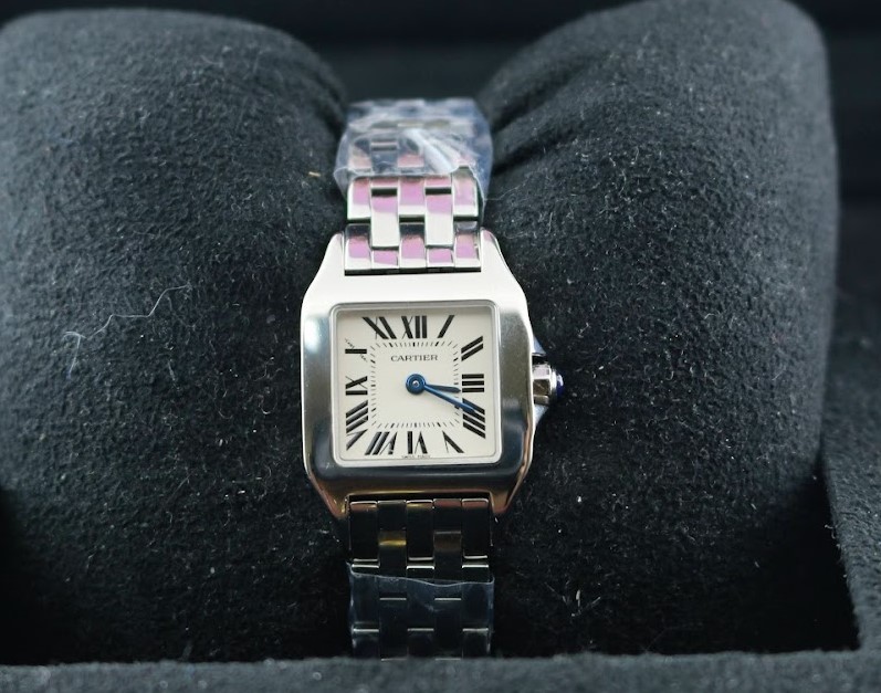 Cartier Santos Demoiselle 2698 White Dial Stainless Steel 20mm