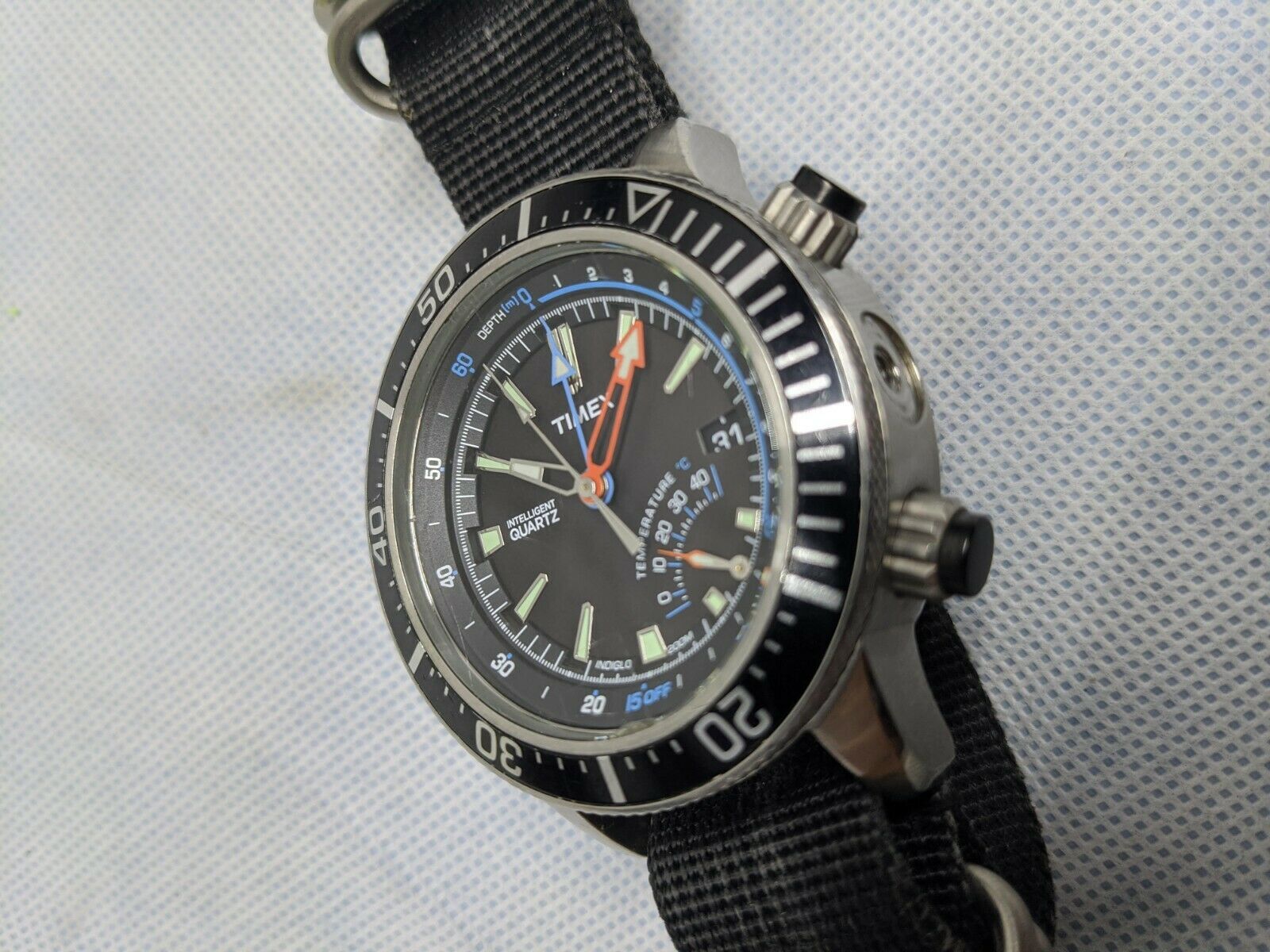 TIMEX INTELLIGENT QUARTZ DEPUTH T2N809 Diver Watch | WatchCharts 