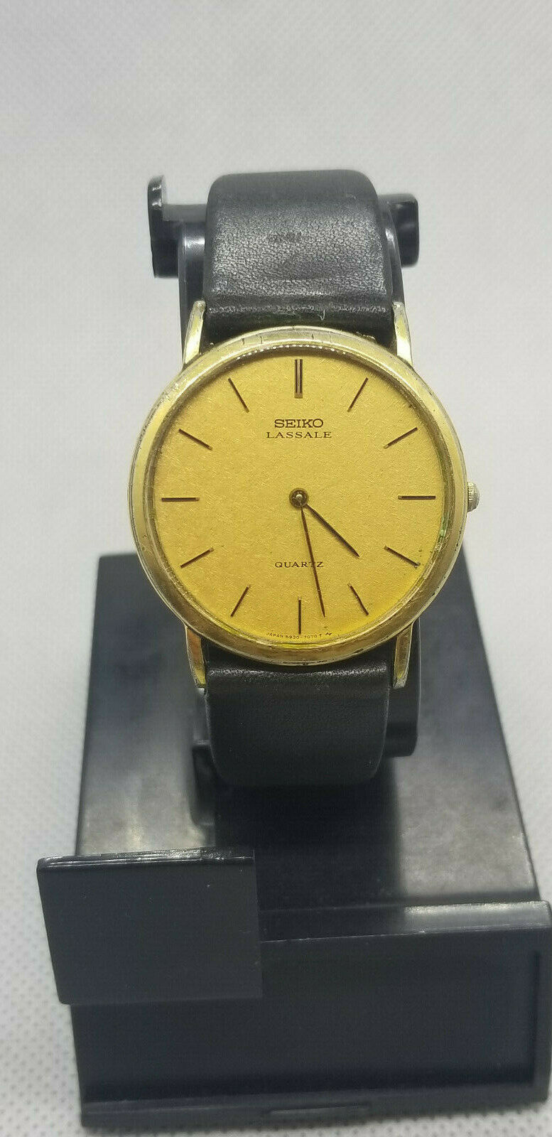 SEIKO LASSALE 5930-7049 Men's Dress Wristwatch Made in Japan