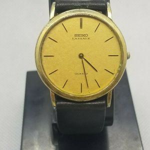 SEIKO LASSALE 5930-7049 Men's Dress Wristwatch Made in Japan