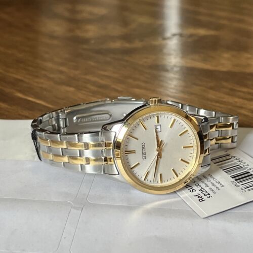 SEIKO Two Tone ESSENTIALS Stainless Steel Women s Watch SUR410