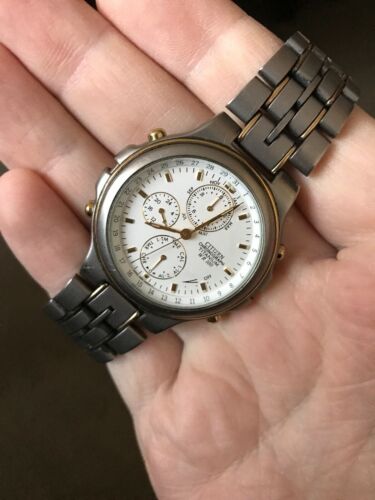 Citizen Chronograph Titanium 6850-G82186 TA Quartz Watch