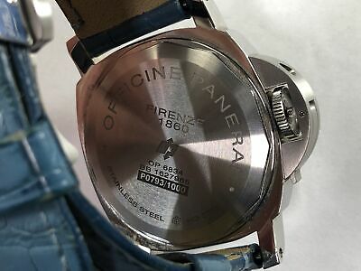 Panerai Luminor OP 6834 Base Logo Manual Wind 47mm Mens Crocodile