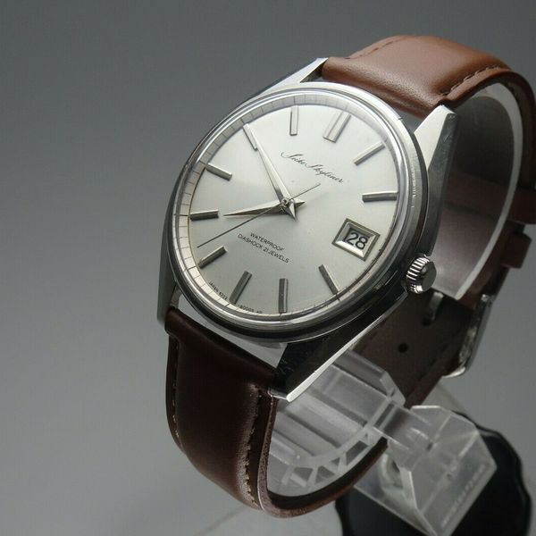 Vintage 1963 JAPAN SEIKO SKYLINER CALENDAR 6222-8000 21Jewels Hand ...